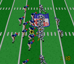 NFL Football (Japan) In game screenshot
